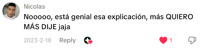Comentario de Nicolas